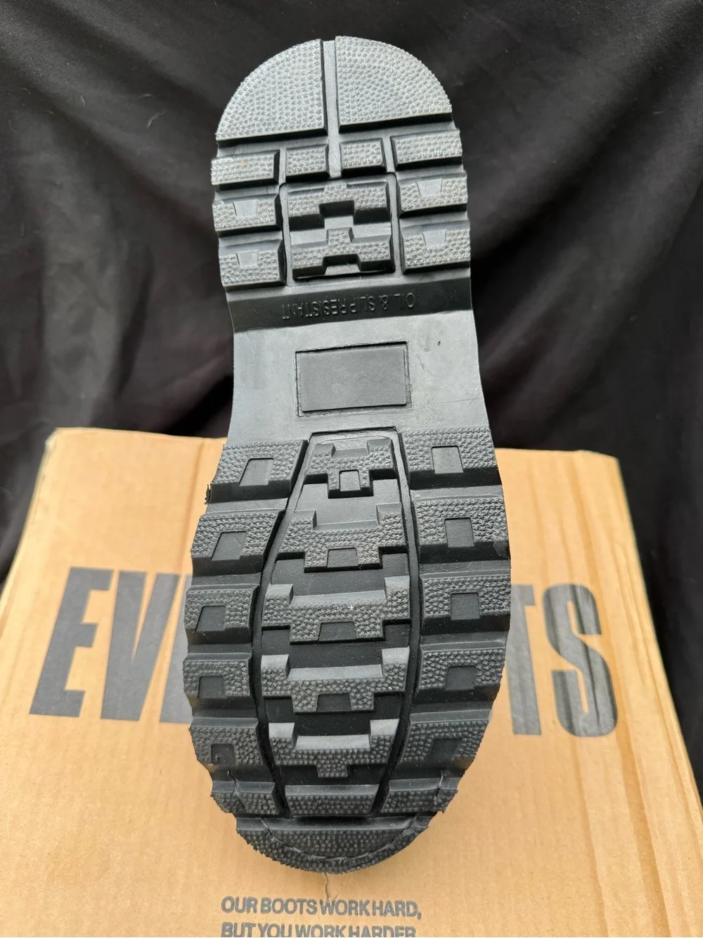 Everboot 6” steel toe dark brown boot